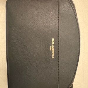 Karl Lagerfeld Black Toiletry Bag